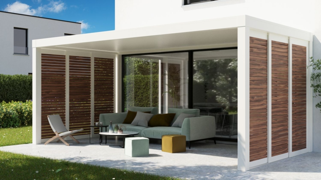 Terrasoverkapping overdag